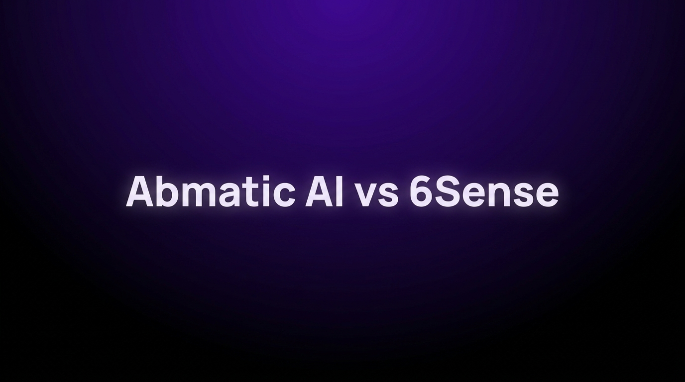 Abmatic AI vs 6sense