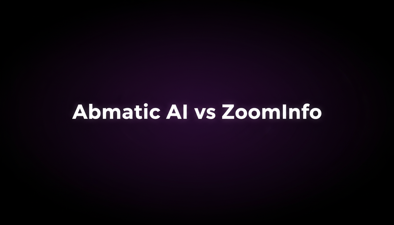 Abmatic AI&nbsp; vs &nbsp;ZoomInfo
