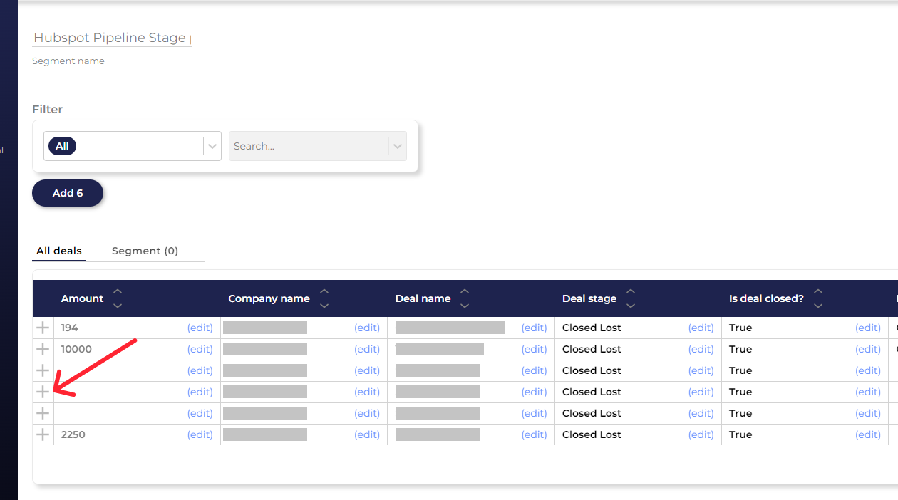 Select Deals to add in your campaign